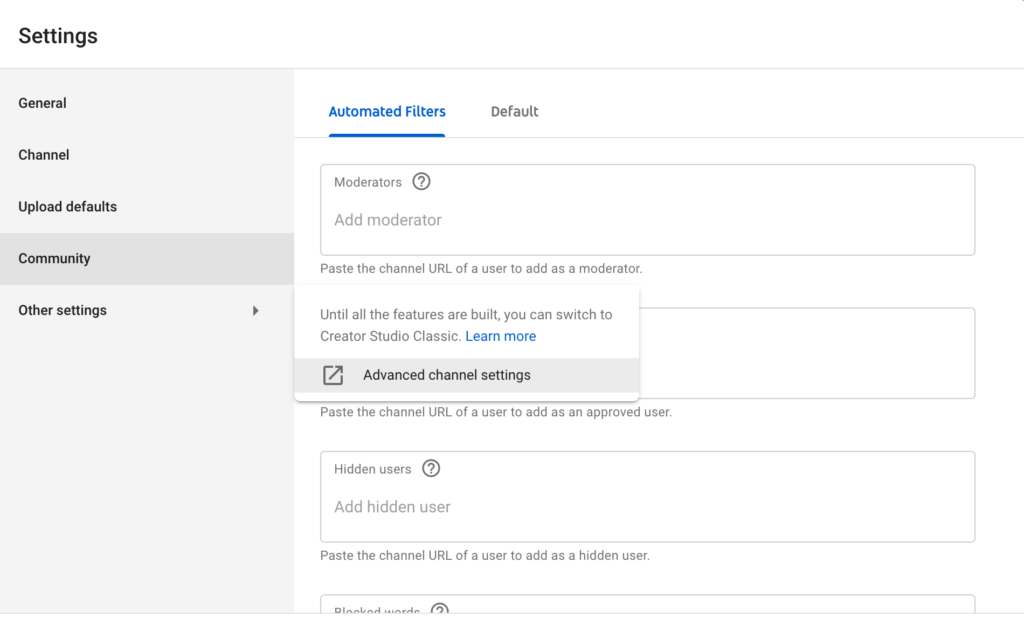 Google analytics tracking code to youtube channel