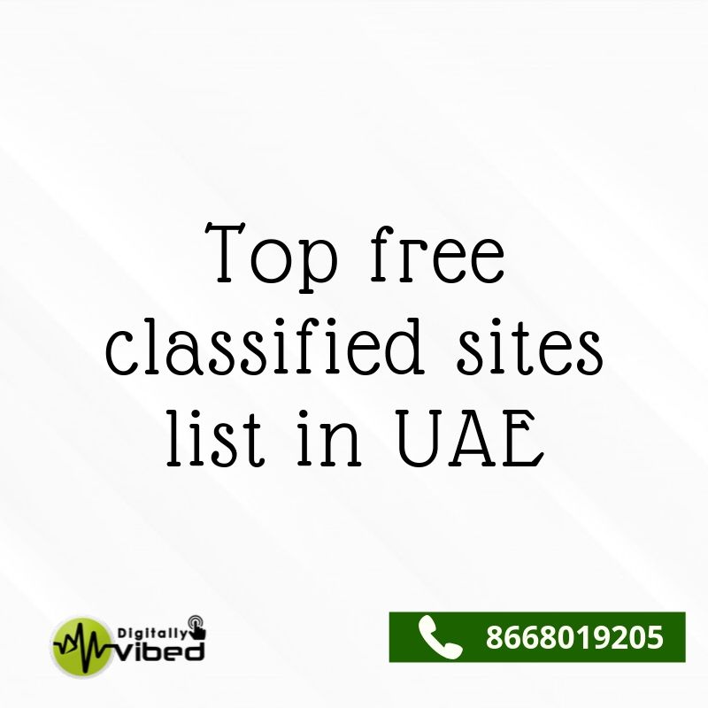 Top Classified sites in UAE