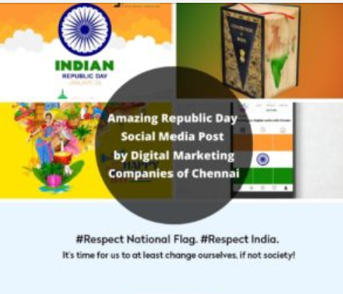 Amazing Republic Day Social Media Post by Digital Marketing Companies of Chennai