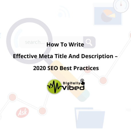 How to write effective meta title and description – 2020 SEO Best Practices